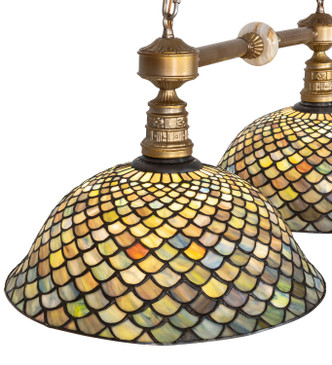 Tiffany Fishscale Two Light Island Pendant (282888)