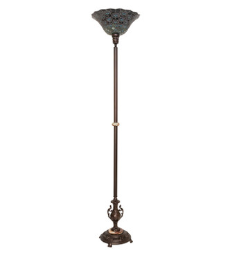 Tiffany Peacock Feather One Light Torchiere (28505)