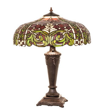 Meyda Tiffany - 30386 - One Light Table Lamp - Bavarian - Mahogany Bronze