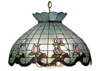 Meyda Tiffany - 31208 - Six Light Pendant - Roseborder - Mahognay Bronze