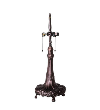 Tiffany Hanginghead Dragonfly Three Light Table Lamp (31664)