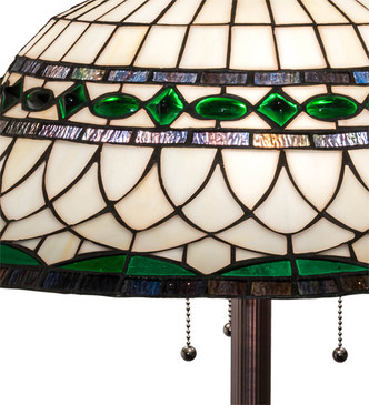 Tiffany Roman Three Light Floor Lamp (31975)