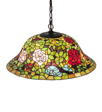 Tiffany Rosebush Three Light Pendant (36446)