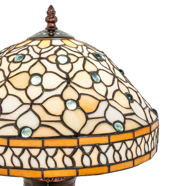 Jeweled Quatrefoil One Light Accent Lamp (44881)