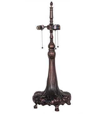 Tiffany Hanginghead Dragonfly Three Light Table Lamp (47552)