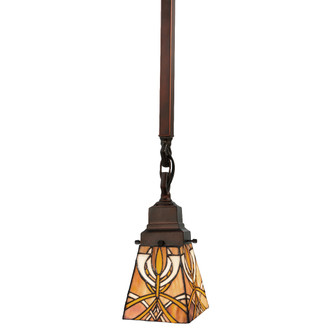 Meyda Tiffany - 49139 - One Light Mini Pendant - Glasgow Bungalow - Steel Meyda Tiffany - 49139 - One Light Mini Pendant - Glasgow Bungalow - Steel