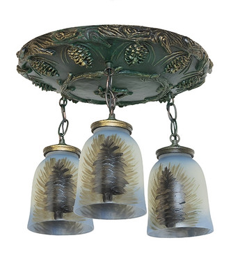Pinecone Three Light Pendant (49537)