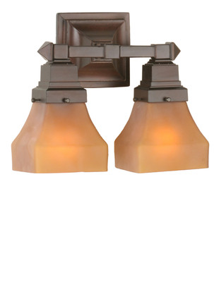 Meyda Tiffany - 50361 - Two Light Wall Sconce - Bungalow - Antique