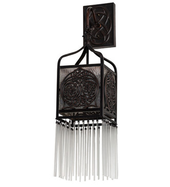 Meyda Tiffany - 50513 - One Light Wall Sconce - Celtic Knot - Mahogany Bronze