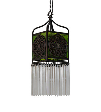 Meyda Tiffany - 50520 - One Light Pendant - Celtic Knot - Mahogany Bronze