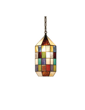 Meyda Tiffany - 52095 - Mini Pendant - Meyer Lantern - Mahogany Bronze