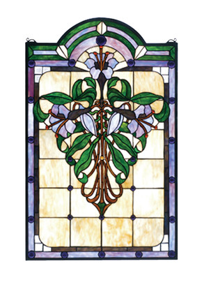 Meyda Tiffany - 67136 - Window - Nouveau Lily - Antique CopperBurnished