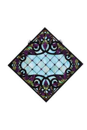 Meyda Tiffany - 67143 - Window - Jeweled Grape - Craftsman Brown Meyda Tiffany - 67143 - Window - Jeweled Grape - Craftsman Brown