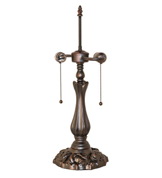 Meyda Tiffany - 67257 - Two Light Base - Fluted Ivy - Mahogany Bronze