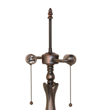 Fluted Ivy Two Light Base (67257)