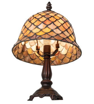 Tiffany Fishscale One Light Mini Lamp (67378)