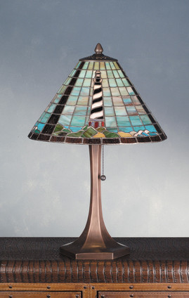 Meyda Tiffany - 69409 - Table Lamp - The Lighthouse On - Mahogany Bronze Meyda Tiffany - 69409 - Table Lamp - The Lighthouse On - Mahogany Bronze