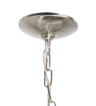 Silver Leaf Five Light Chandelier (69887) Silver Leaf Five Light Chandelier (69887)