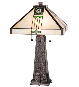Pasadena Rose Two Light Table Lamp (70967)