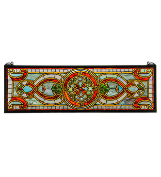 Meyda Tiffany - 77908 - Window - Evelyn - Green/Blue Purple/Blue Burgundy Zai Ha