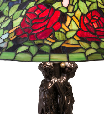 Tiffany Rosebush Two Light Table Lamp (78364) Tiffany Rosebush Two Light Table Lamp (78364)