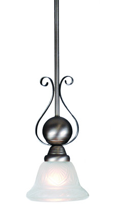 Meyda Tiffany - 80050 - Mini Pendant - Carlisle - Satin Pewter