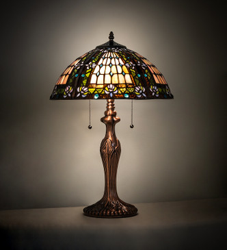 Fleur-De-Lis Two Light Table Lamp (81447)