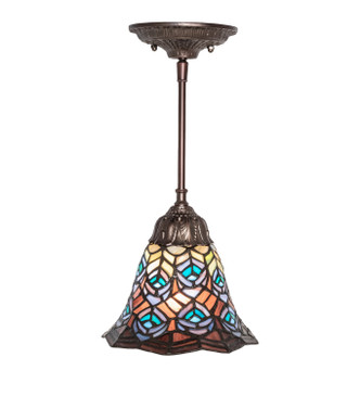 Tiffany Peacock Feather One Light Pendant (82421)