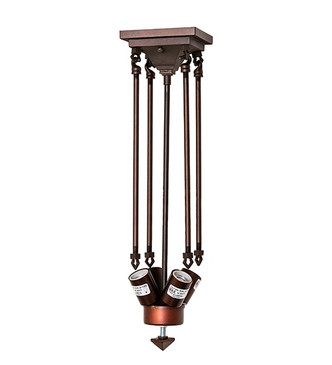 Delta Four Light Semi-Flushmount (82749)
