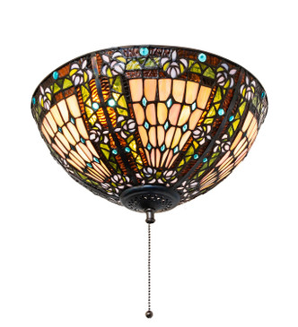 Fleur-De-Lis Three Light Flushmount (97658)