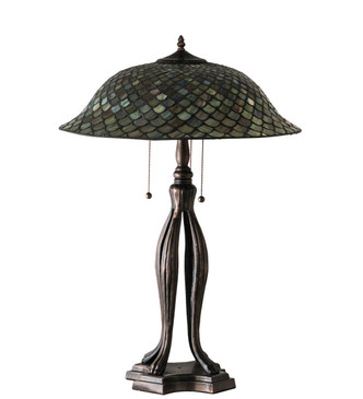 Fishscale Three Light Table Lamp (98134)