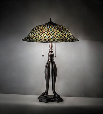 Fishscale Three Light Table Lamp (98134)