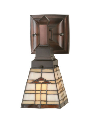 Meyda Tiffany - 98201 - One Light Wall Sconce - Arrowhead Mission - Antique Meyda Tiffany - 98201 - One Light Wall Sconce - Arrowhead Mission - Antique
