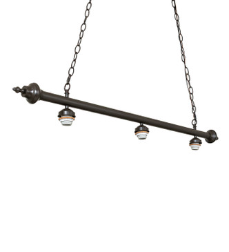 Meyda Tiffany - 98718 - Three Light Island Pendant Hardware - Island Pendant Hardware - Mahogany Bronze