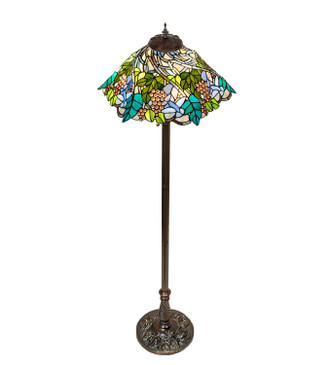 Spiral Grape Three Light Floor Lamp (99339)