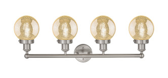 Edison Four Light Bath Vanity (616-4W-SN-G208-6)