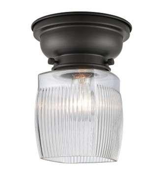 Innovations - 623-1F-BK-G302 - One Light Flush Mount - Franklin Restoration - Matte Black