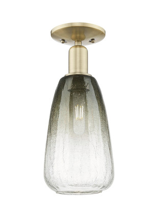 Innovations - 716-1C-AB-G480-6SL - One Light Semi-Flush Mount - Arcadia - Antique Brass