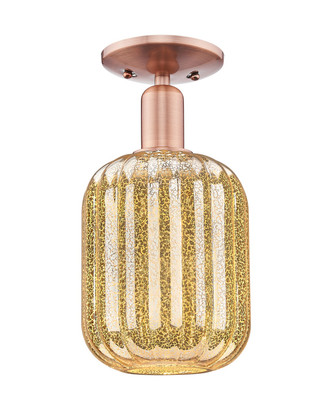 Innovations - 716-1C-AC-G460-7ME - One Light Semi-Flush Mount - Arcadia - Antique Copper