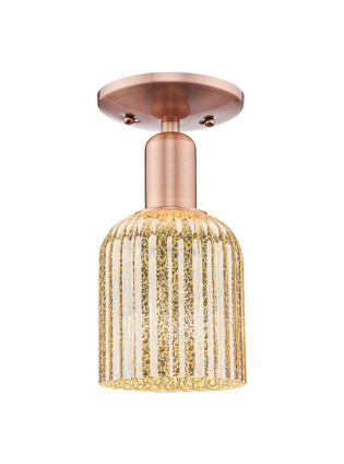 Innovations - 716-1C-AC-G559-5ME - One Light Semi-Flush Mount - Arcadia - Antique Copper