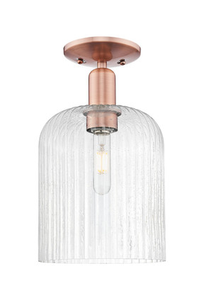 Innovations - 716-1C-AC-G559-8SDY - One Light Semi-Flush Mount - Arcadia - Antique Copper