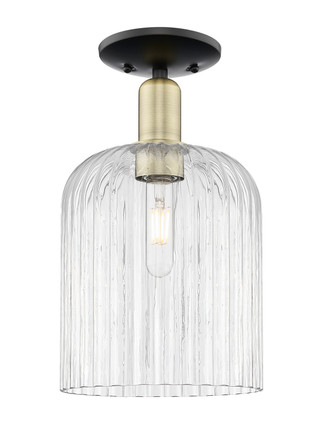 Innovations - 716-1C-BAB-G559-8CL - One Light Semi-Flush Mount - Arcadia - Black Antique Brass