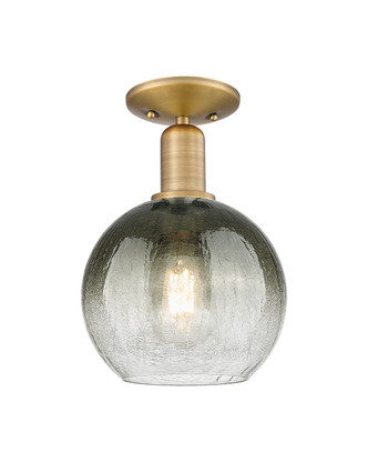 Innovations - 716-1C-BB-G483-8SL - One Light Semi-Flush Mount - Arcadia - Brushed Brass