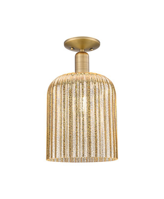 Innovations - 716-1C-BB-G559-8ME - One Light Semi-Flush Mount - Arcadia - Brushed Brass
