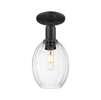 Innovations - 716-1C-BK-G459-6CL - One Light Semi-Flush Mount - Arcadia - Matte Black