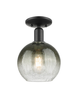 Innovations - 716-1C-BK-G483-8SL - One Light Semi-Flush Mount - Arcadia - Matte Black