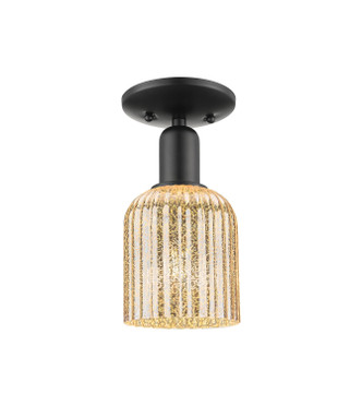 Innovations - 716-1C-BK-G559-5ME - One Light Semi-Flush Mount - Arcadia - Matte Black