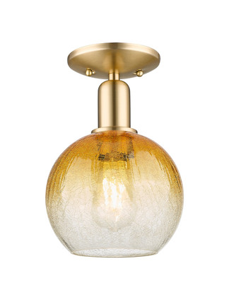 Innovations - 716-1C-CB-G483-8AM - One Light Semi-Flush Mount - Arcadia - Champagne Bronze
