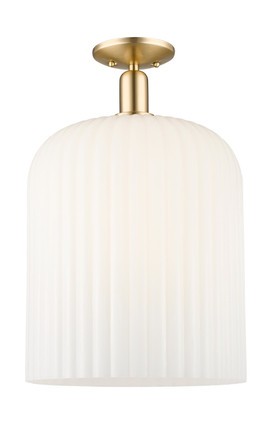 Innovations - 716-1C-CB-G559-12GWH - One Light Semi-Flush Mount - Arcadia - Champagne Bronze