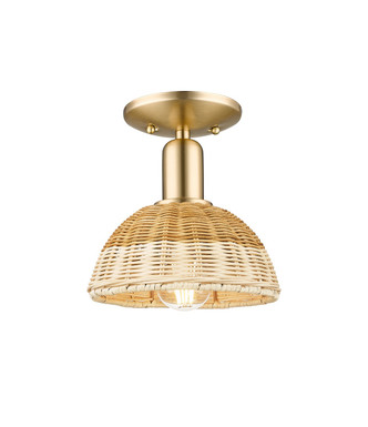 Innovations - 716-1C-CB-NBD2-75-NAT - One Light Semi-Flush Mount - Arcadia - Champagne Bronze